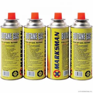 Gas Cart. Disposable Butane Refill 227Gm/500ml 4pk [+B]
