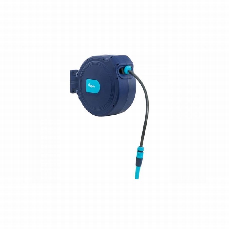 Garden Hose Reel Set FLOPRO 15Mtr. Auto Retract+Fittings
