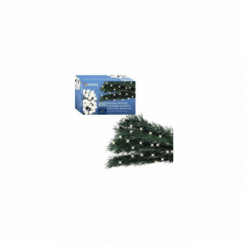 Christmas Lights 100 LED Warm White Chaser