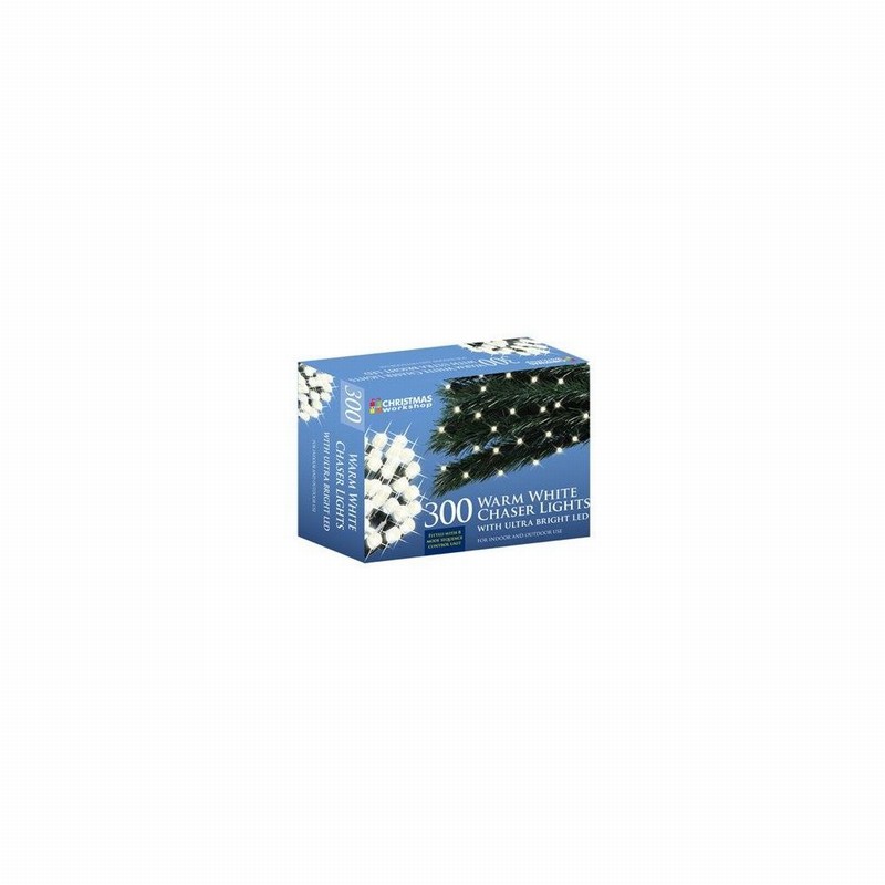 Christmas Lights 300 LED Warm White Chaser