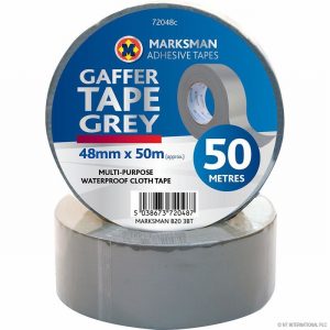 Tape Waterproof Gaffa 50Mtr.x50mm Grey