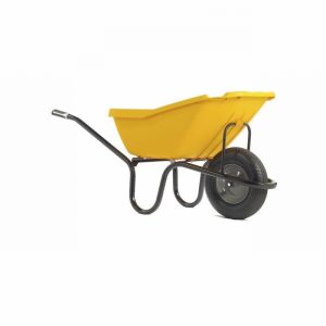 Wheelbarrow VIBRANTE PickUp 110Ltr. Yellow Pneumatic W