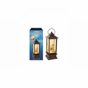 Christmas LED Lantern Water & Glitter
