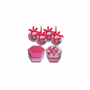 Christmas Tree Bauble Nordic Decoupage x14