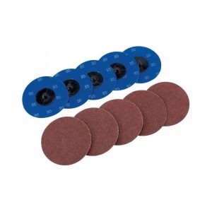 Sanding Pads DRAPER 75mm Aluminium Oxide 80Grit x10