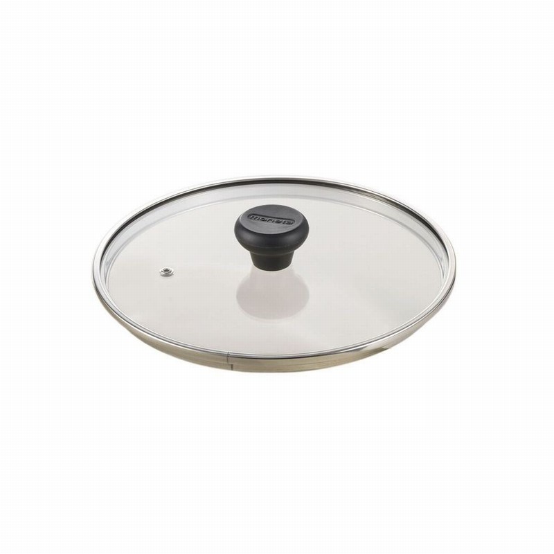 Lid ONLY G&SS MONETA Flat Lid Glass & SS 16cm
