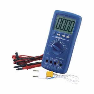 Multi Meter DRAPER 12 Function Auto Range 9V Batt. Inc.
