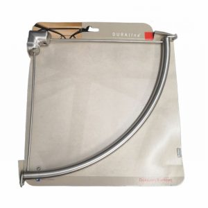 Shelf Bracket DURALINE 20x20cm Arch Matt Silver