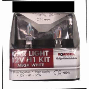Car Bulb ROADSTER H1 12Volt 55Watt Mega White x2