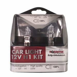 Car Bulb ROADSTER H1 12Volt 55Watt Xenon White x2