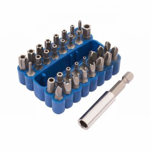 Screwdriver Insert Bit Set 33Pce. In Holder [+B]