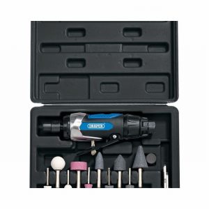 Air Die Grinder DRAPER 1/4" 4Speed Kit in Case