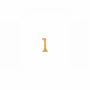 Numeral Brass 3" No.1