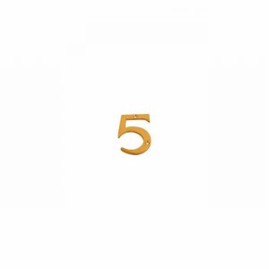 Numeral Brass 3" No.5