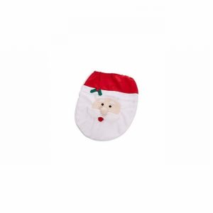 Christmas Toilet Seat Cover Fleecy Santa