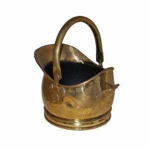 Coal Bucket German Brass Set of 3 Small Only