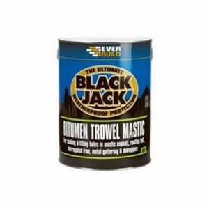 Mastic Bitumen Trowel On Black 2.5Ltr.