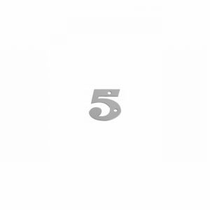 Numeral Aluminium 2" No.5