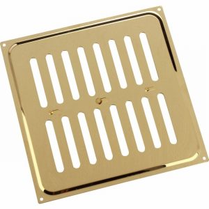 Vent MAP Adj. SS Brass Pl. 225x150mm