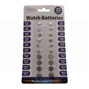 Battery Watch Cell 20pk Mixed