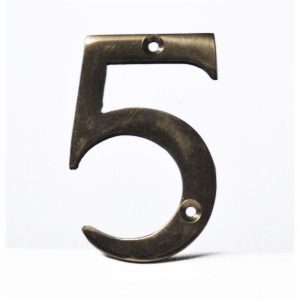 Numeral Brass No.5