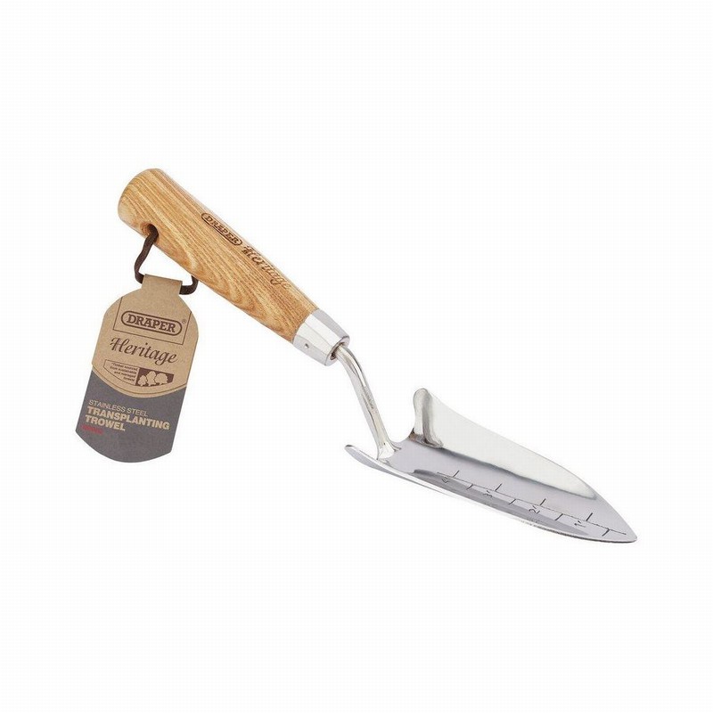 Trowel Hand Transplant DRAPER Heritage SS & Ash Handle