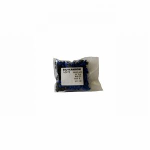 Automotive Number Plate Nuts & Bolts Blue x1
