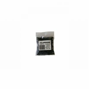 Automotive Number Plate Nuts & Bolts Black x1