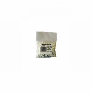 Automotive Number Plate Screw & Cap White x1