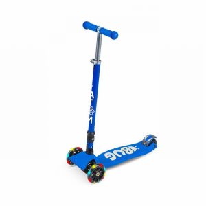 Scooter AtomBUG Folding Illuminated Wheel Blue & Bag D