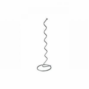Toilet Roll Holder Floor Standing SQUIGGLY Chrome