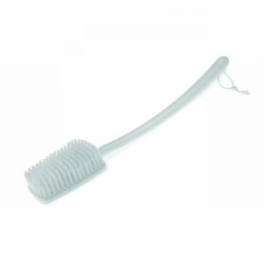Bath Brush Long Handle White