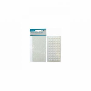 Pads Self Adhesive Clear 8mm x50
