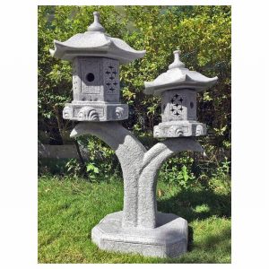 Garden Ornament DBL CANTILVR PAGODA GRANITE Colour 100cm
