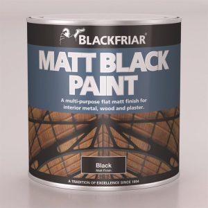 Paint Black Matt 2.5Ltr.