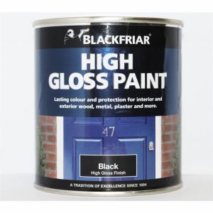 Paint High Gloss Black 1Ltr.