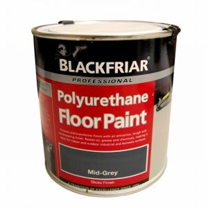 Paint Floor PolyUrethane Mid Grey 1Ltr.