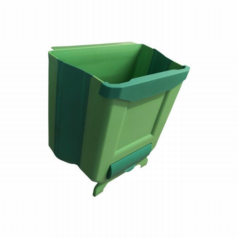 Waste Bin Folding Hook On or F/Stand Black & White