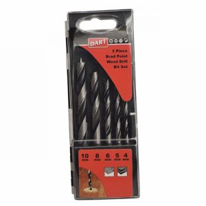 Drill Set for Wood 5Pce. Brad Point