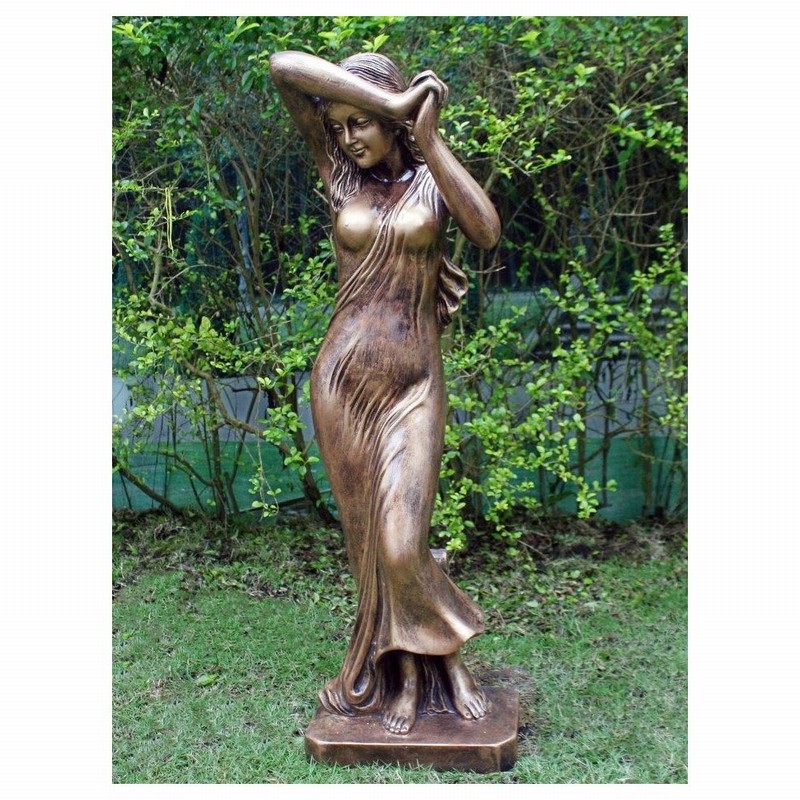 Garden Ornament VERGOGNA PHRYNE BRONZE Colour 85cm