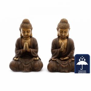 Ornamental Buddha Deco Meditating 30x45cm Ext.