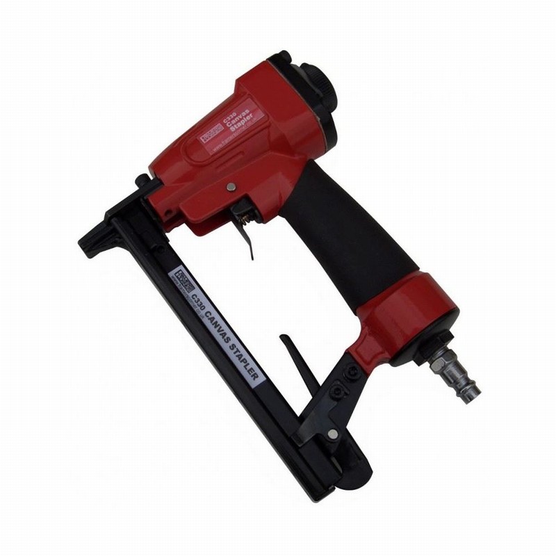 Air Stapler for Picture Framing Canvases