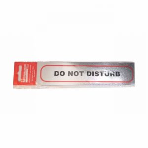 Sign Self Ad. 170x40mm DO NOT DISTURB