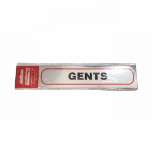 Sign Self Ad. 170x40mm GENTS