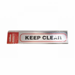 Sign Self Ad. 170x40mm KEEP CLEAR
