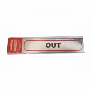Sign Self Ad. 170x40mm OUT