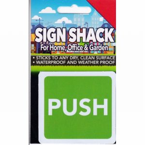 Sign Self As. 80x75mm PUSH