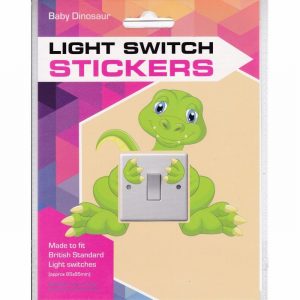Sticker Set for Light Switch Baby Dinosaur