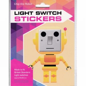 Sticker Set for Light Switch Chip the Robot