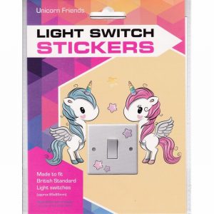 Sticker Set for Light Switch Unicorn Friends